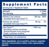 Life Extension Vitamin C 24-Hour Liposomal Hydrogel Formula 350mg tablet close-up