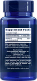 Life Extension Vitamin D3 125 mcg softgel bottle back view