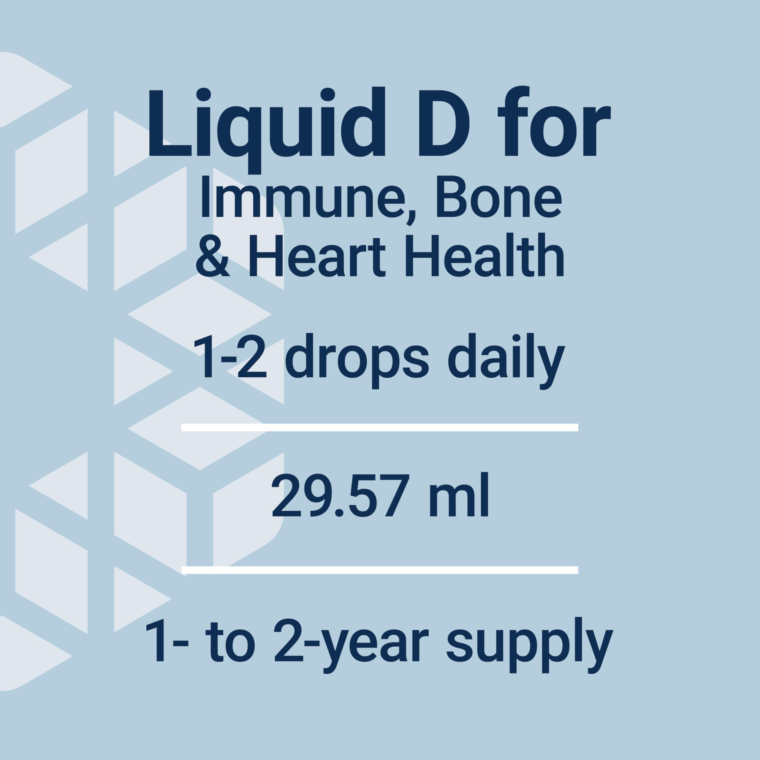 Life Extension Vitamin D3 Liquid Supplement 50 mcg packaging