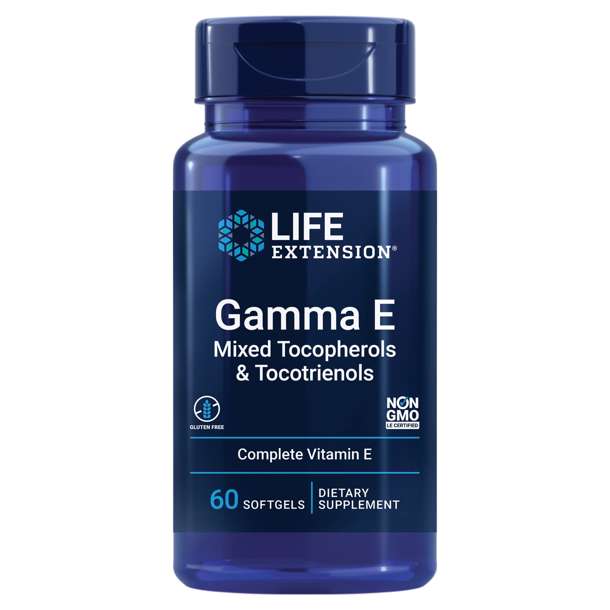 Life Extension Vitamin E Supplement 30.15 mg front view