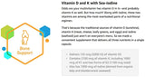 Life Extension Vitamins D & K with Sea-Iodine Supplement capsule close-up