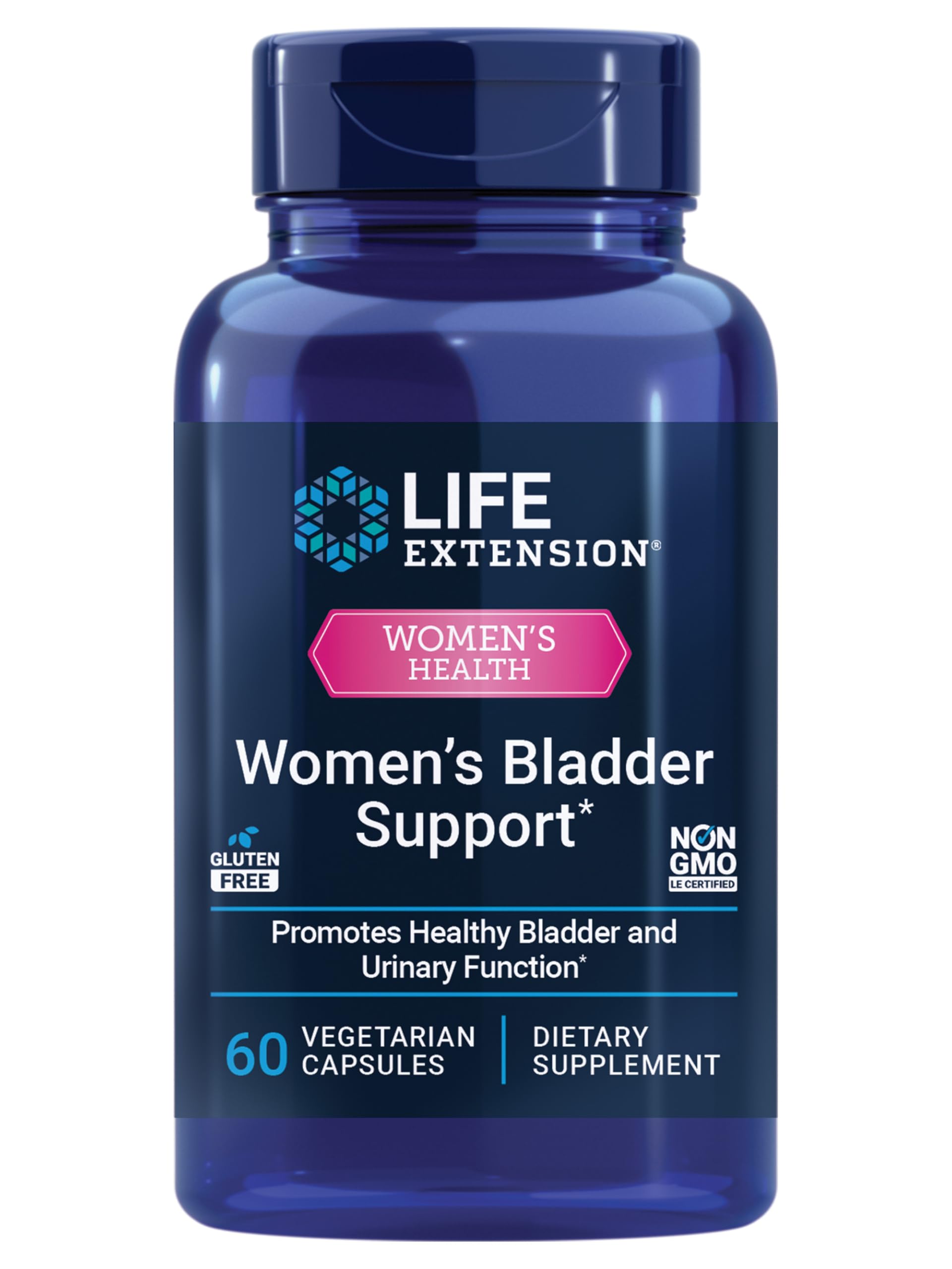 Life Extension Women's Bladder Support supplement bottle front view