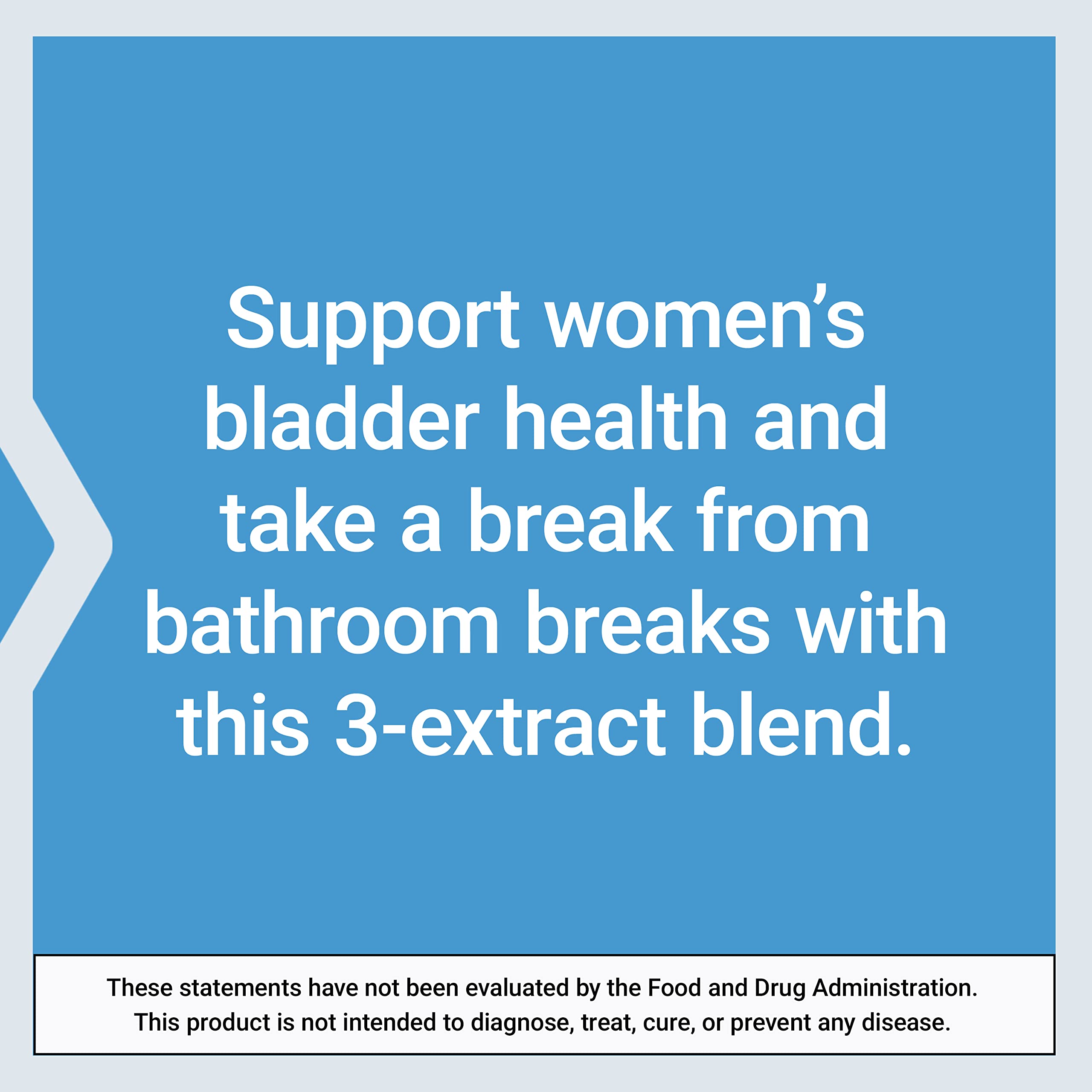 Life Extension Women's Bladder Support supplement capsules on a table