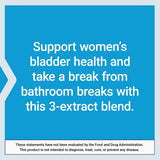 Life Extension Women's Bladder Support supplement capsules on a table