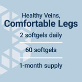 Life Extension Youthful Legs 450mg Diosmin softgels with measuring spoon