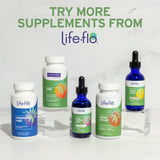LIFE-FLO Biotin Drops ingredients list on packaging