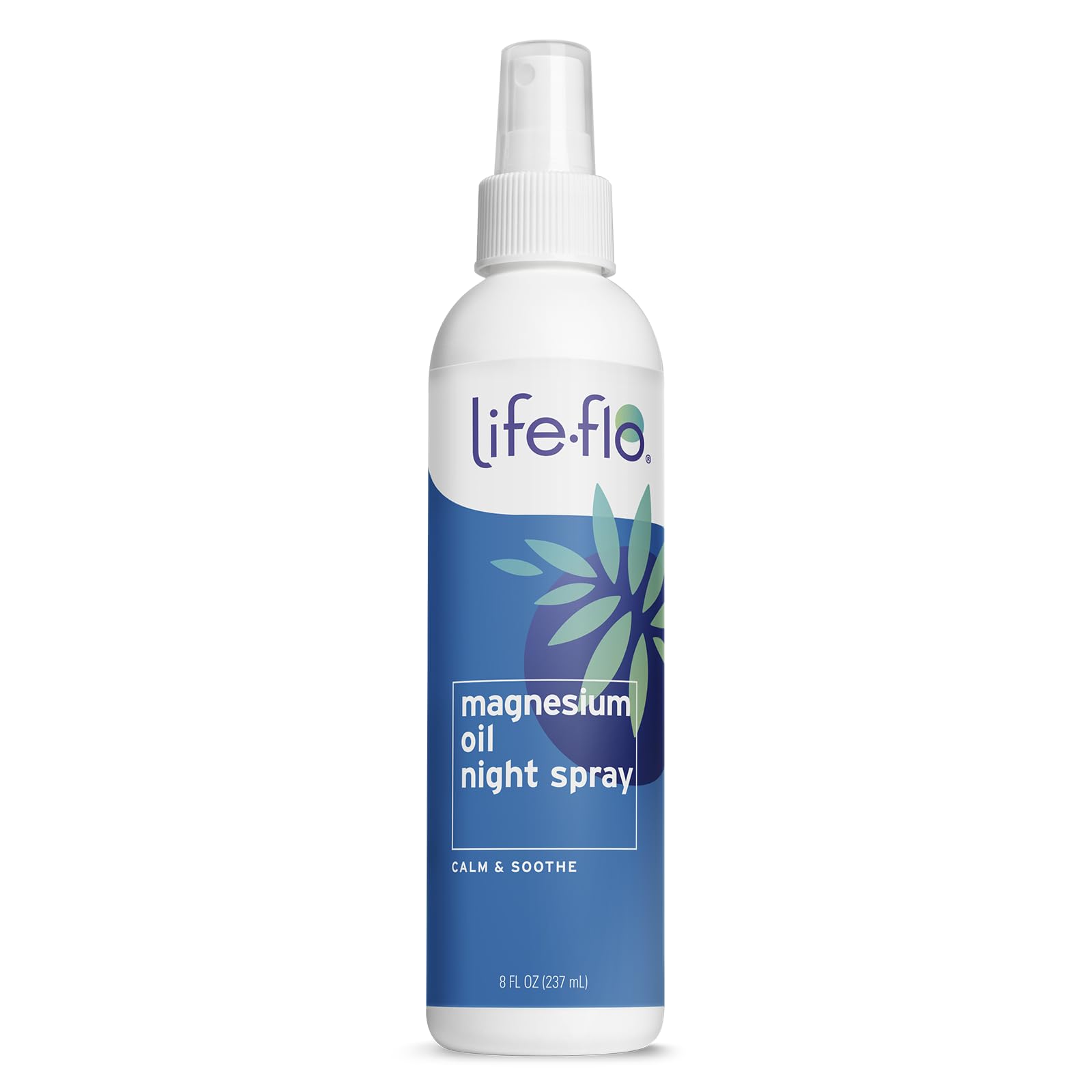Life-Flo Magnesium Oil Spray front view with lavender