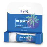 LIFE-FLO MigraZap Magnesium Oil Roll-On 40g front view