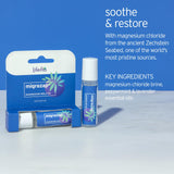 LIFE-FLO MigraZap Magnesium Oil Roll-On 40g side view
