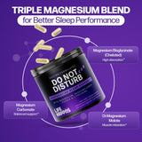 LIFE HAPPNS BE READY Calm Magnesium Glycinate Complex bottle side view