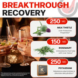 LIFE HAPPNS BE READY Milk Thistle capsules close-up