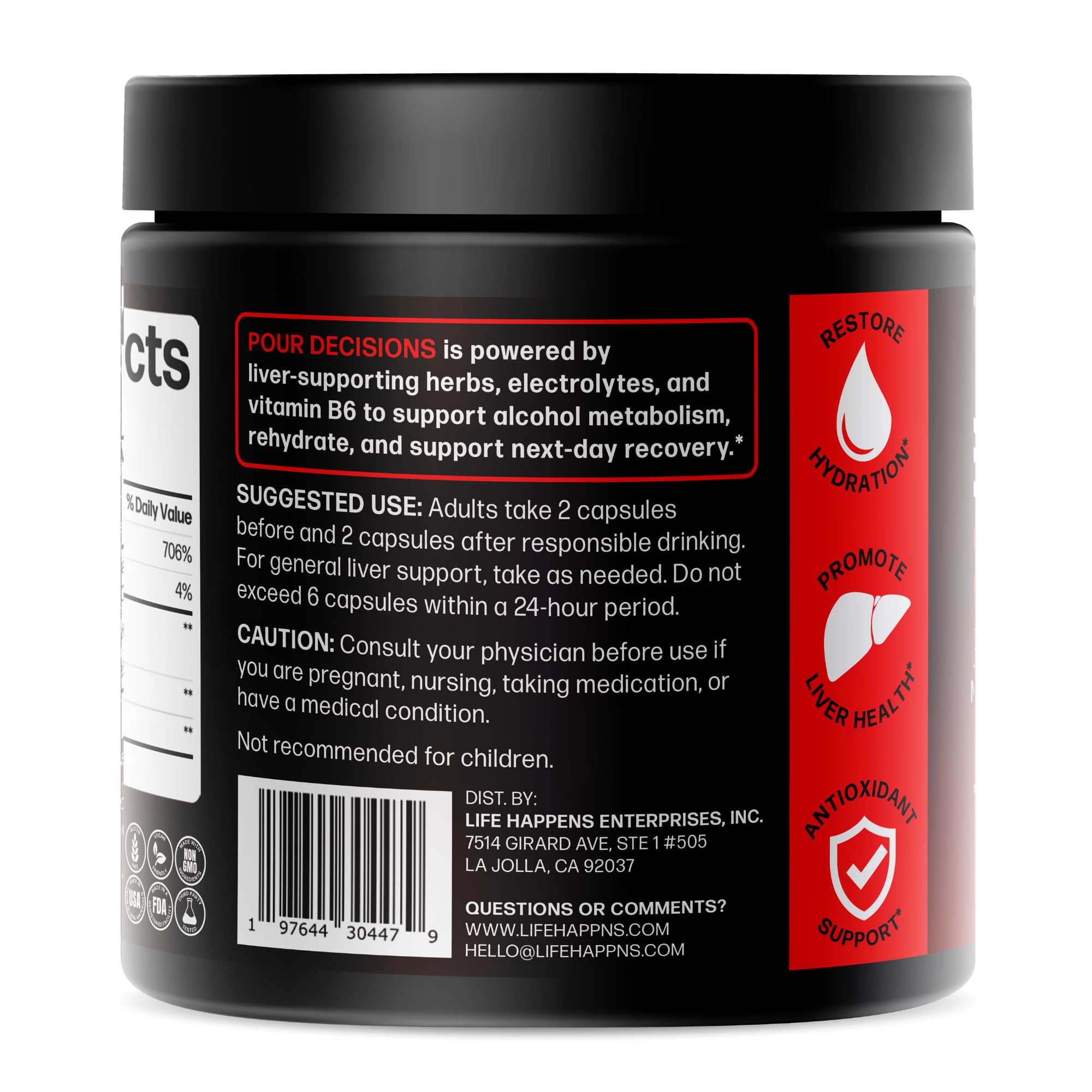 LIFE HAPPNS BE READY Milk Thistle capsules lifestyle scene