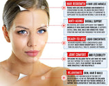Life Miracle LiquiVive Liquid Collagen 240,000mg bottle back view