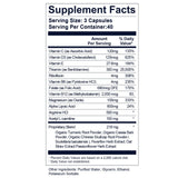 Life Nutrition Alpha Lipoic Acid 120 capsules bottle side view