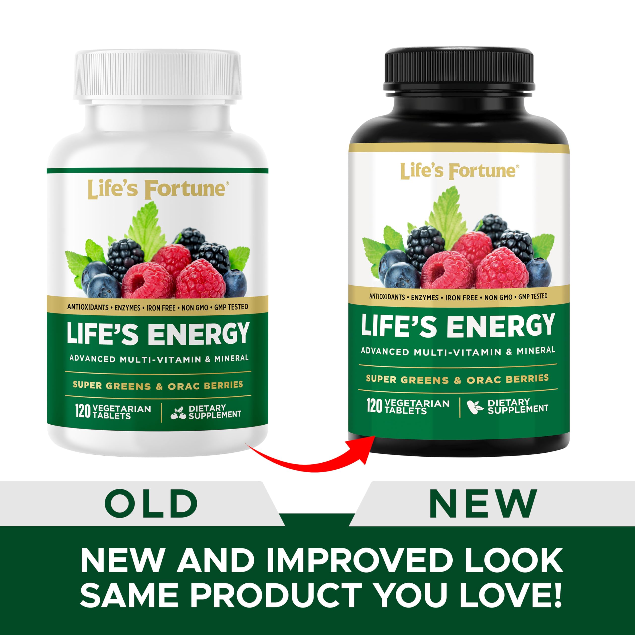 Life's Fortune Advanced Multivitamin 250g ingredients list