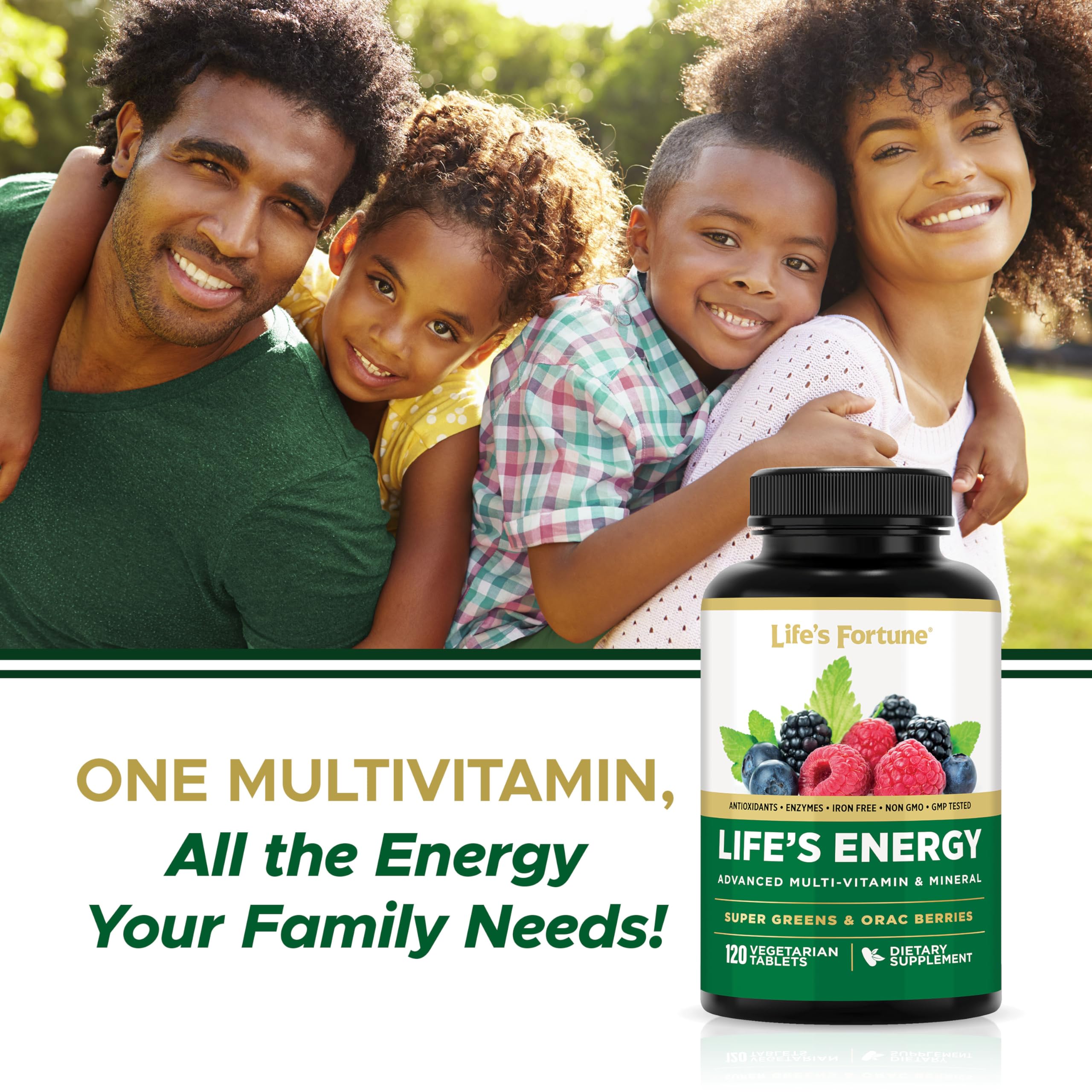 Life's Fortune Advanced Multivitamin 250g with superfood blend
