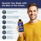 Life's Fortune Cod Liver Oil 1000mg Omega 3 Liquid glass bottle