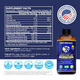 Life's Fortune Cod Liver Oil 1000mg Omega 3 Liquid serving suggestion
