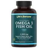 Life's Fortune Fish Oil Omega-3 Supplement 2500mg front view