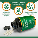 Life's Fortune Liposomal Vitamin C bottle with label details