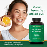 Life's Fortune Liposomal Vitamin C product dimensions