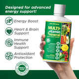 Life's Fortune Liquid Multivitamin 907g back view with ingredient list