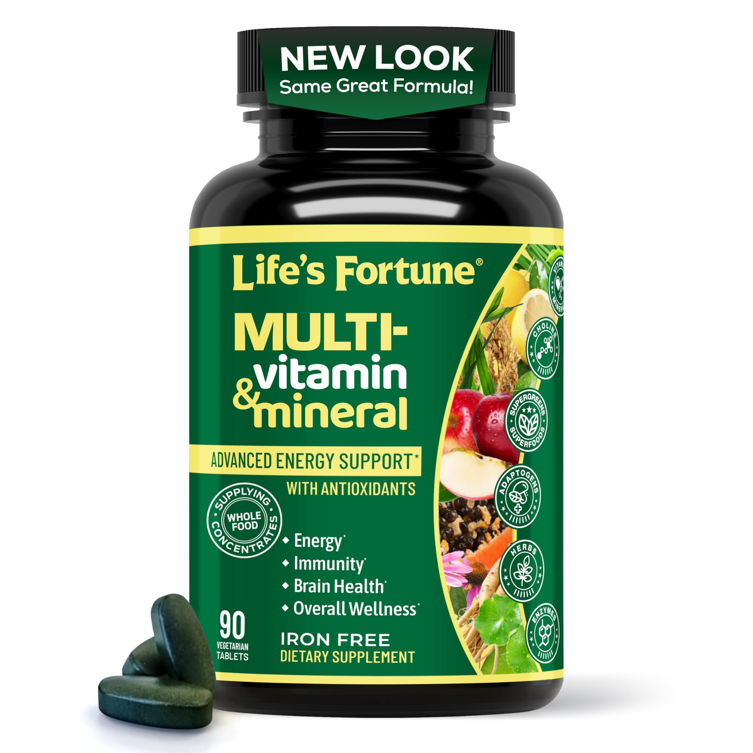 Life's Fortune Multivitamin & Mineral Supplement front view