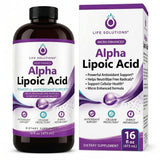 Life Solutions Liquid Alpha Lipoic Acid 50mg 16oz bottle front view