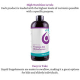 Life Solutions Riboflavin B2 Liquid Supplement 50mg ingredients list