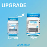 Life-Space Prebiotic Capsules in a travel pouch