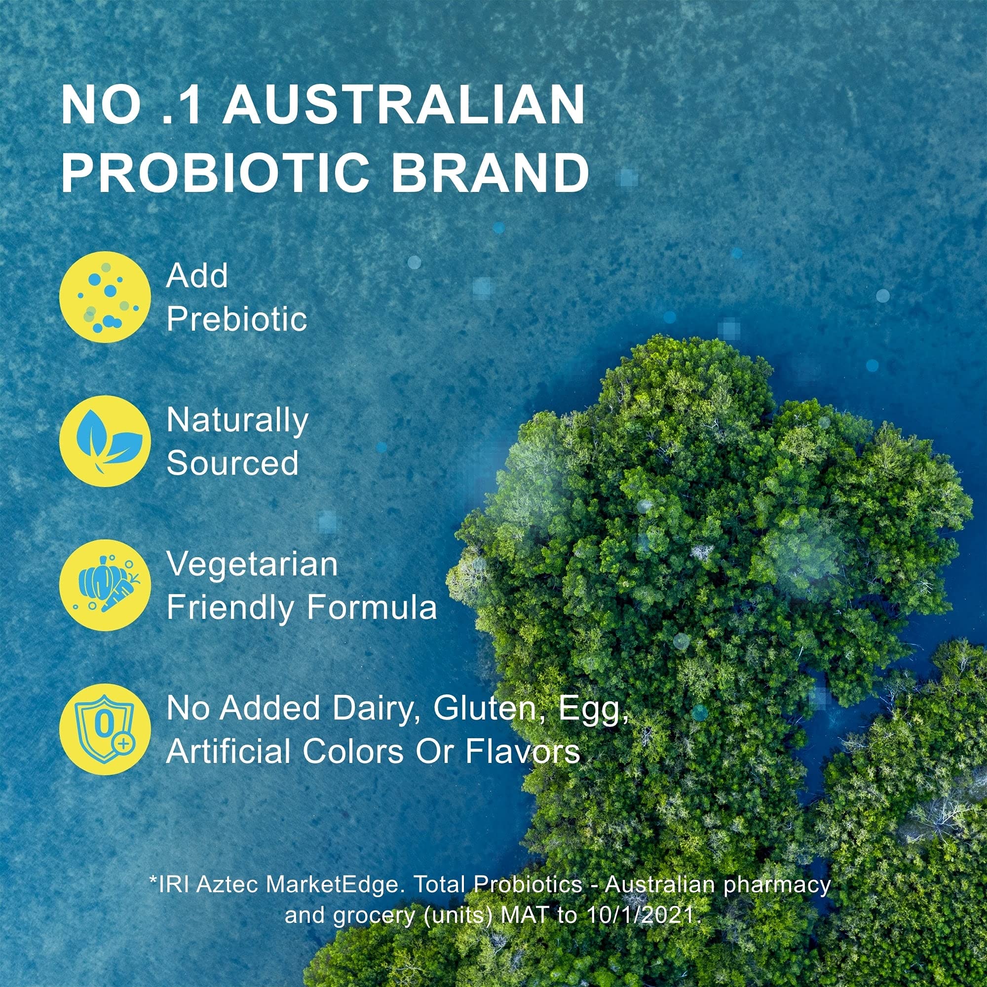 Life-Space Probiotic Powder for Babies 60g with a baby bottle