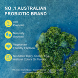 Life-Space Probiotic Powder for Babies 60g with a baby bottle