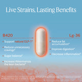 Life-Space Shape B420 Probiotic Capsules bottle with label