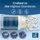 Life support Potassium Supplement capsules in a bowl
