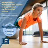 Life support Potassium Supplement Cardio 750mg side view