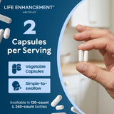 Life support Potassium Supplement on a wooden table