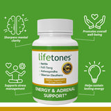 Life Tones Energy & Adrenal Support Supplement packaging