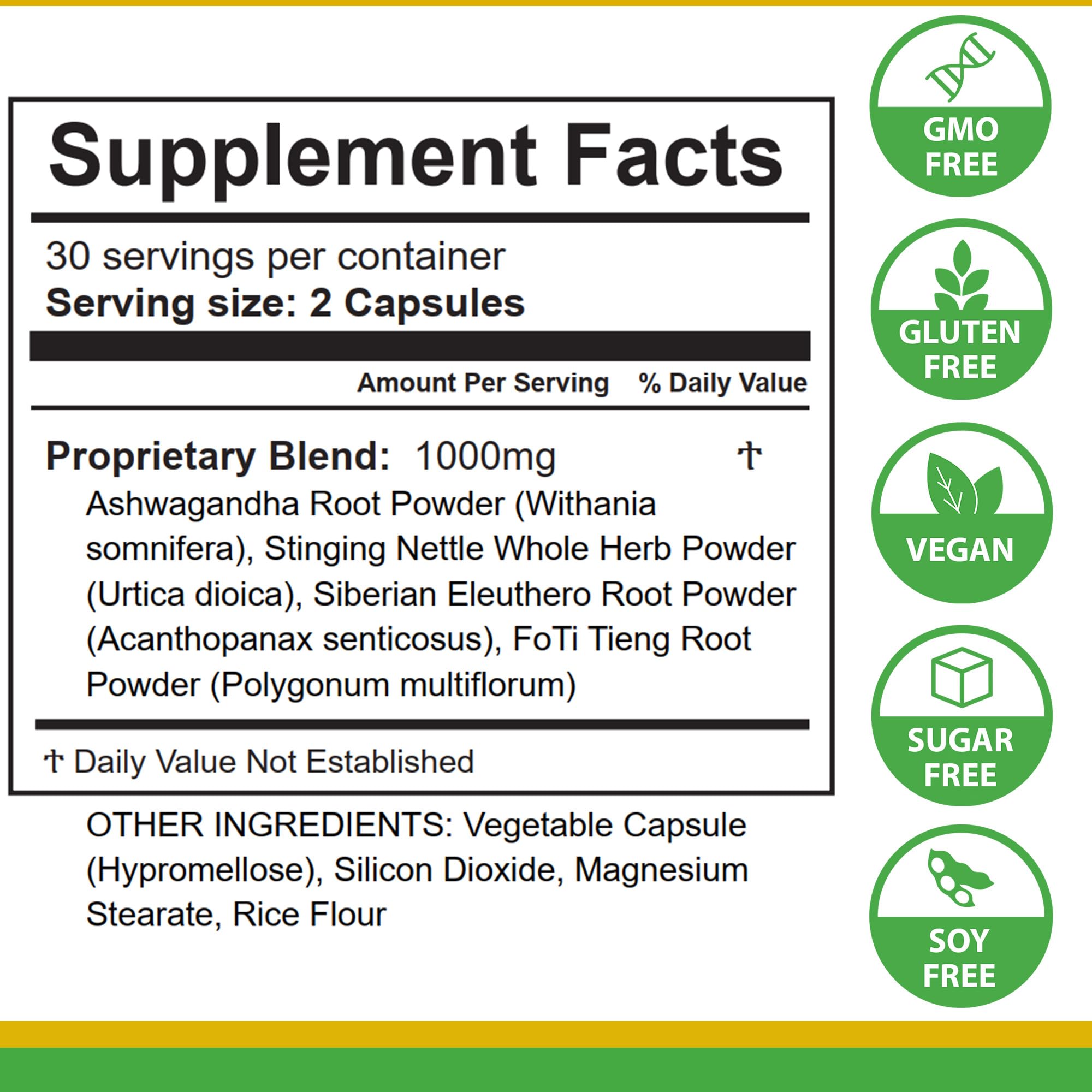 Life Tones Energy & Adrenal Support Supplement with a measuring spoon