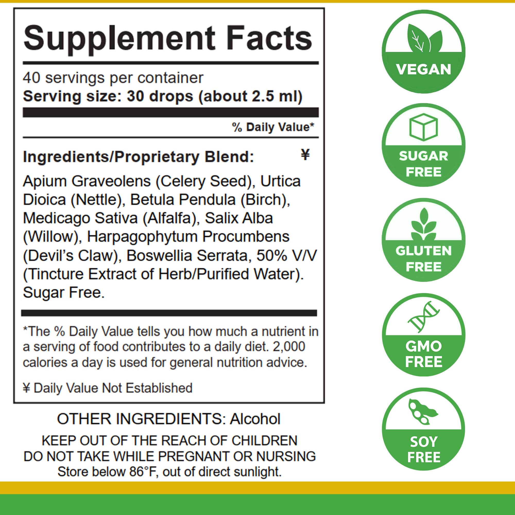 Life Tones Uric Acid Relief Liquid Supplement 222g packaging