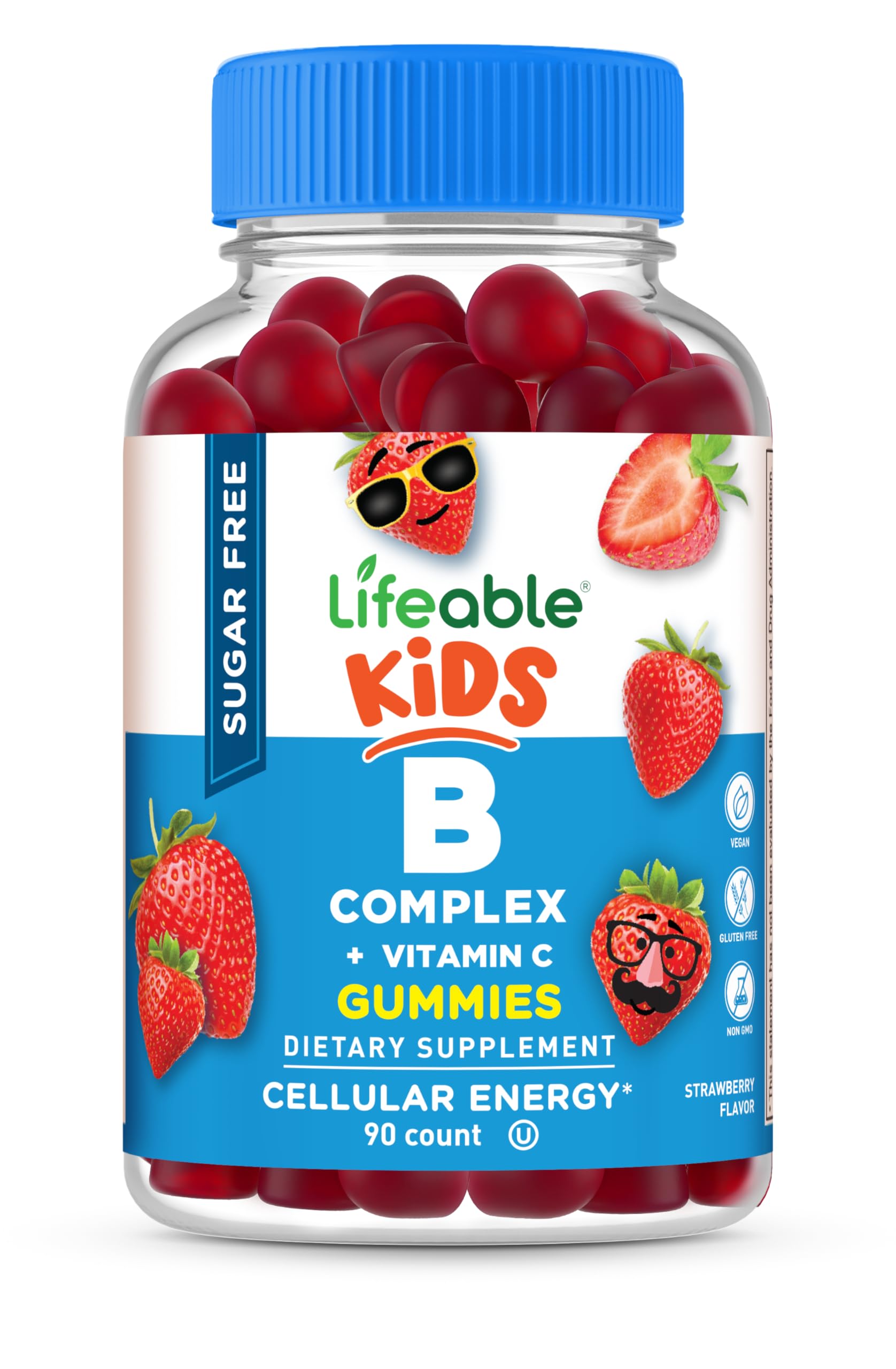Lifeable B-Complex Gummies for Kids bottle front view