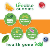 Lifeable Calcium D3 Gummies 500mg ingredients list