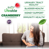 Lifeable Cranberry Gummies close-up of gummies