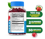 Lifeable Elderberry Gummies for Kids side view with nutritional information