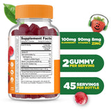 Lifeable Elderberry Gummies packaging with berry flavour description