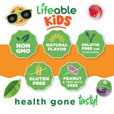 Lifeable Iron Gummies for Kids gummy being held in a child's hand