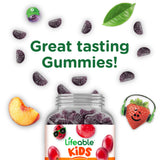 Lifeable Iron Gummies for Kids ingredients list on packaging