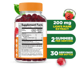Lifeable Lion's Mane Gummies bottle side view