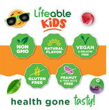 Lifeable Lion's Mane Gummies nutritional information label