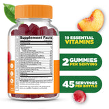 Lifeable Men's Multivitamin Gummies 90 Count berry flavour gummies
