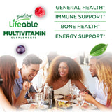 Lifeable Multivitamin Gummies berry flavour close-up